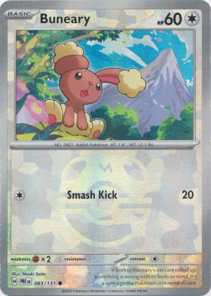 Buneary 083/131 Master Ball Foil Buneary 083/131 Master Ball Foil