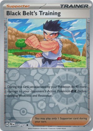 Black Belt’s Training 097/131 Reverse Foil Black Belt’s Training 097/131 Reverse Foil