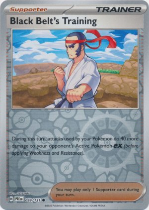 Black Belt’s Training 099/131 Reverse Foil Black Belt’s Training 099/131 Reverse Foil