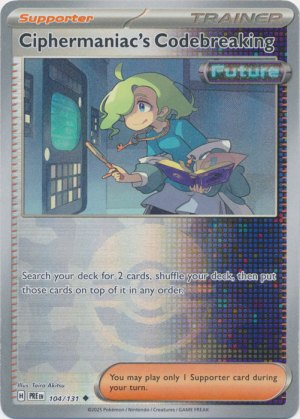 Ciphermaniac’s Codebreaking 104/131 Poke Ball Foil Ciphermaniac’s Codebreaking 104/131 Poke Ball Foil