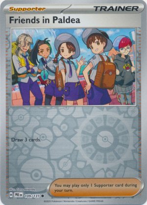 Friends in Paldea 109/131 Reverse Foil Friends in Paldea 109/131 Reverse Foil