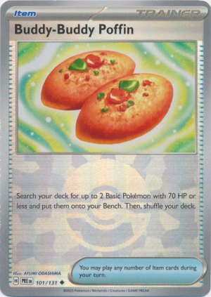 Buddy-Buddy Poffin 101/131 Poke Ball Foil Buddy-Buddy Poffin 101/131 Poke Ball Foil