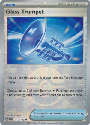 Glass Trumpet 110/131 Poke Ball Foil Glass Trumpet 110/131 Poke Ball Foil