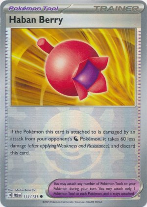Haban Berry 111/131 Poke Ball Foil Haban Berry 111/131 Poke Ball Foil