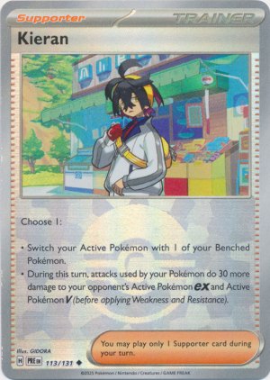 Kieran 113/131 Poke Ball Foil Kieran 113/131 Poke Ball Foil