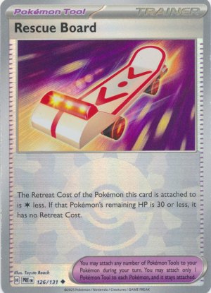 Rescue Board 126/131 Poke Ball Foil Rescue Board 126/131 Poke Ball Foil