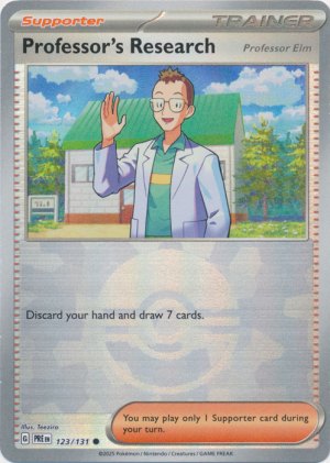 Professor’s Research 123/131 Poke Ball Foil Professor’s Research 123/131 Poke Ball Foil