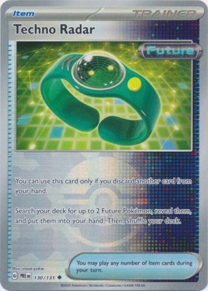 Techno Radar 130/131 Poke Ball Foil Techno Radar 130/131 Poke Ball Foil
