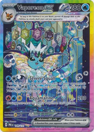 Vaporeon ex 149/131 Vaporeon ex 149/131