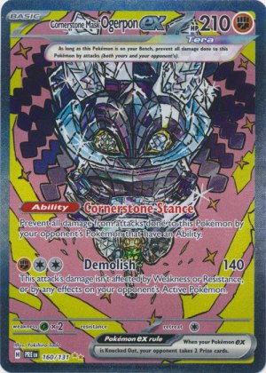 Cornerstone Mask Ogerpon ex 160/131 Cornerstone Mask Ogerpon ex 160/131