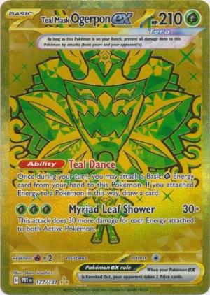 Teal Mask Ogerpon ex 177/131 Teal Mask Ogerpon ex 177/131