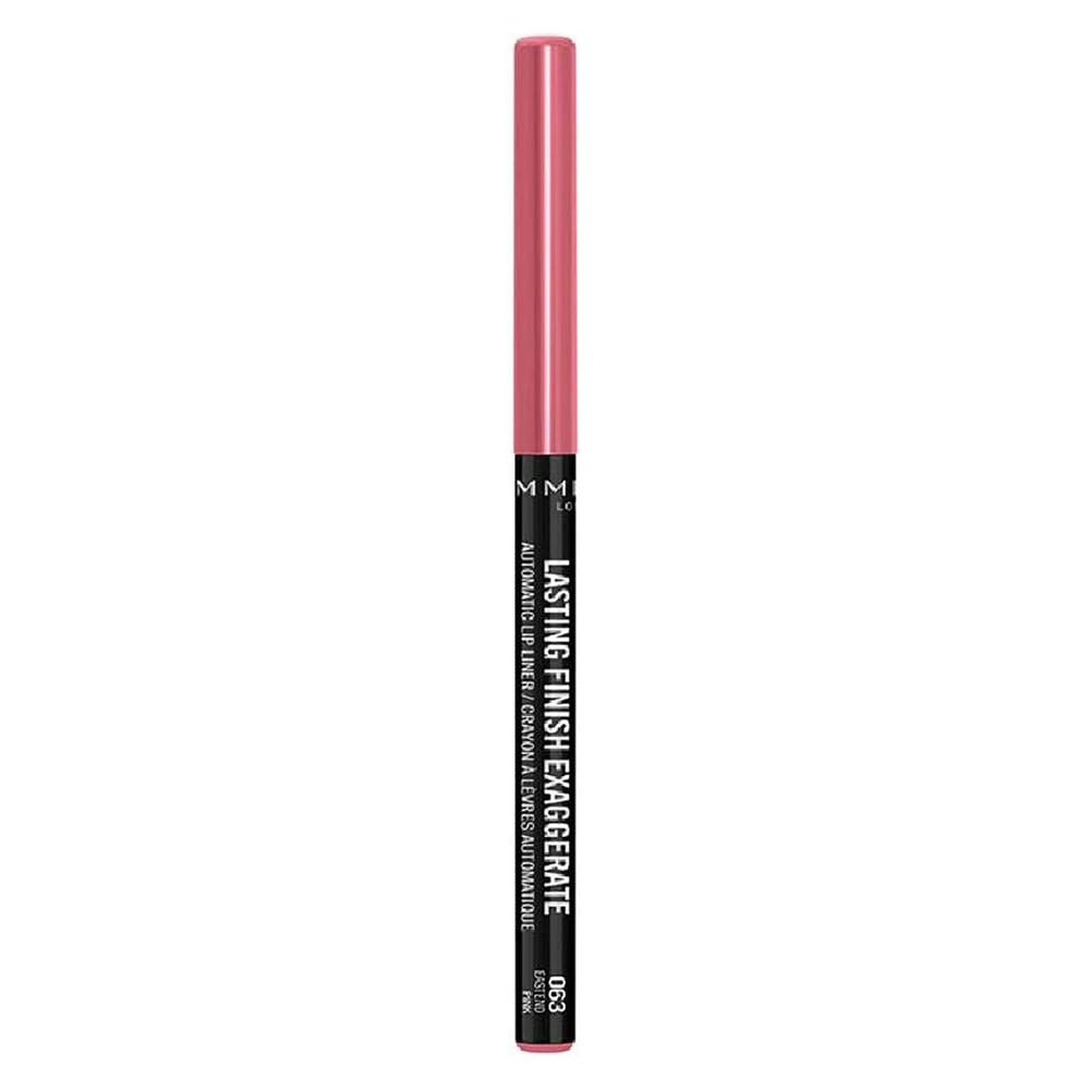 Rimmel Lasting Finish Exaggerate Automatic Lip Liner – Rich, Smooth Formula for Long Lasting Lip Looks – 63 Eastend Pink, .01oz Rimmel Lasting Finish Exaggerate Automatic Lip Liner – Rich, Smooth Formula for Long Lasting Lip Looks – 63 Eastend Pink, .01oz