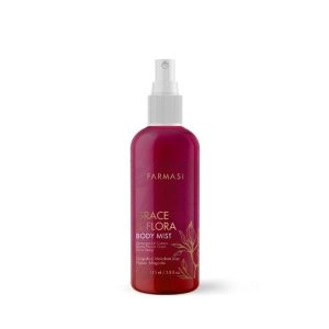 FARMASi Grace & Flora Body Spray 115ml/3.88flOz – Refreshing Floral Fragrance Mist for Daily Use – Elegant Long-Lasting Scent for All Skin Types – Portable and Convenient Body Spray