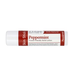 Rinse Bath & Body Peppermint Solid Lotion Stick – Natural Lotion Bar w/Shea and Cocoa Butter | Moisturizing No Mess Travel Lotion w/Beeswax, Apricot & Refined Avocado Oil | Handmade |.5oz