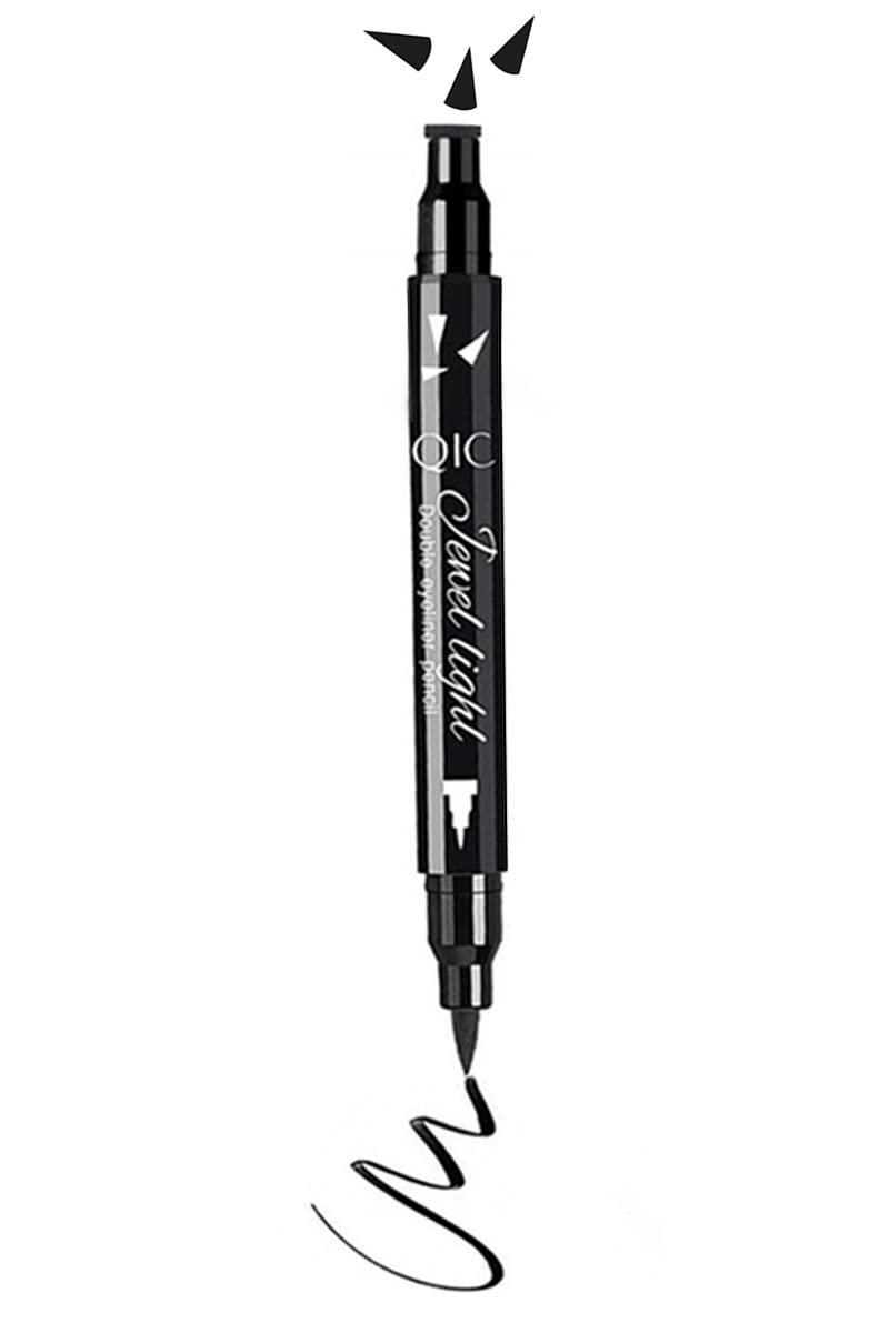 Go Ho Black Liquid Eyeliner Stamp,Eyeliner Stamp Wingliner,Winged Eyeliner Stamps for Cat Eyes,Double-Side Seal Waterproof Eyeliner Pen,Long-lasting Smudge-proof Eye Liner Makeup Tools,1 PC Go Ho Black Liquid Eyeliner Stamp,Eyeliner Stamp Wingliner,Winged Eyeliner Stamps for Cat Eyes,Double-Side Seal Waterproof Eyeliner Pen,Long-lasting Smudge-proof Eye Liner Makeup Tools,1 PC
