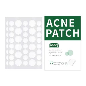 Acne Patch for Face, Pimple Patch, Tea Tree Oil Hydrocolloid Patch, 72 Counts Spot Stickers for Face, 2 Size (8mm + 12mm)