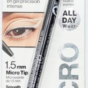 REVLON Gel Eyeliner, ColorStay Micro Hyper Precision Eye Makeup with Built-in Smudger, Waterproof, Longwearing with Micro Precision Tip 1.5mm, 0.01 Oz, White Blanc 219-1 count