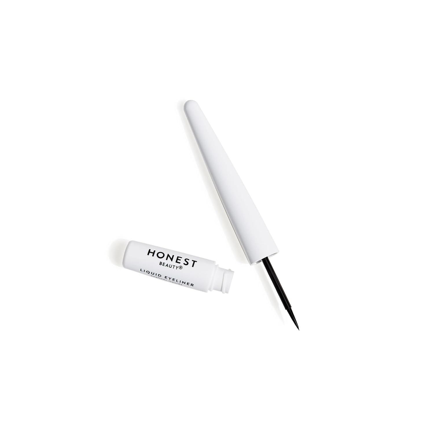 Honest Beauty Longlasting Vegan Liquid Eyeliner | Smudge + Flake Proof, Precise Application | Hypoallergenic, Plant-Derived, EWG Verified + Cruelty Free | Black, 0.58 fl oz Honest Beauty Longlasting Vegan Liquid Eyeliner | Smudge + Flake Proof, Precise Application | Hypoallergenic, Plant-Derived, EWG Verified + Cruelty Free | Black, 0.58 fl oz