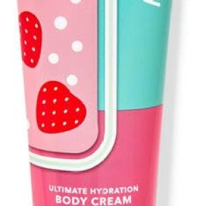 Strawberry Soda (Ultimate Hydration) Body Cream With Shea Butter + Hyaluronic Acid (8.0oz) 24 Hour Moisture