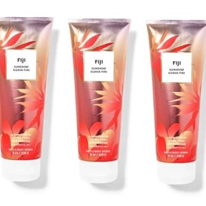 Bath & Body Works FIJI SUNSHINE GUAVA-TINI Trio Gift Set – 24 Hour Moisture Ultra Shea Body Cream Set Of 3 – Full Size