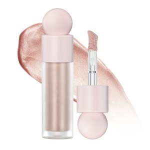 Liquid Highlighter Makeup, Luminizer Light Blush Shimmer Cream Contour Liquid Highlighter Makeup Stick Glowing Illuminator Makeup Pen for Face Body (Rose Gold)
