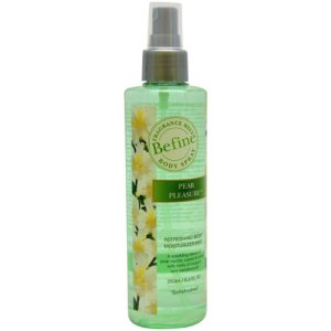 Befine Pear Pleasure Refreshing Body Moisturizer Mist Body Spray for Women, 8.4 Ounce