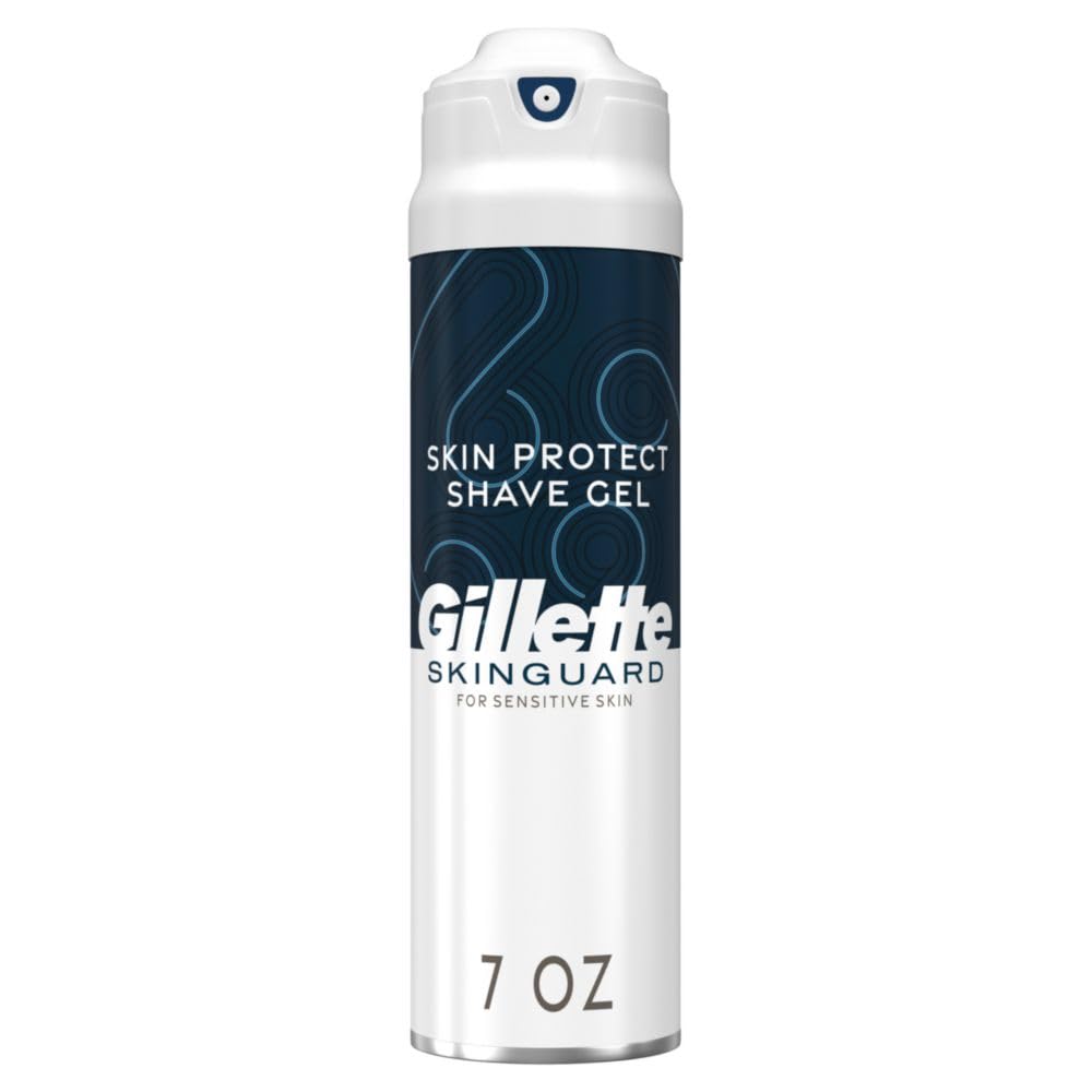 Gillette SkinGuard Shave Gel for Men, 7 oz Skin Protect Shave Gel with Shea Butter and Vitamin E Gillette SkinGuard Shave Gel for Men, 7 oz Skin Protect Shave Gel with Shea Butter and Vitamin E