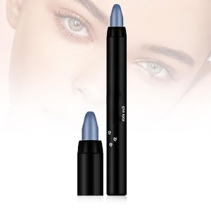 Eyeshadow Shimmer Stick, 2024 New Highlighter Eyeshadow Pencil Waterproof Glitter Eye Shadow Eyeliner Pen, Waterproof Eyeshadow Shimmer Stick Long Lasting Brightener Eyeshadow Pencil Crayon