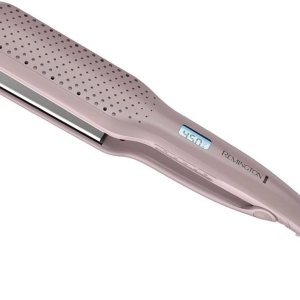 Remington Wet2Straight Hair Straightener / Flat Iron, 450°F Salon High Heat, 1 3/4″ Inch plates, Mauve