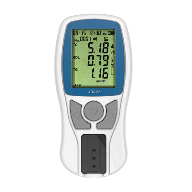 Cholesterol Meter Lipid Test Meter Cholesterol Test Meter Cholesterol Test Kit Analyzer + 5 Strips Cholesterol Meter Lipid Test Meter Cholesterol Test Meter Cholesterol Test Kit Analyzer + 5 Strips