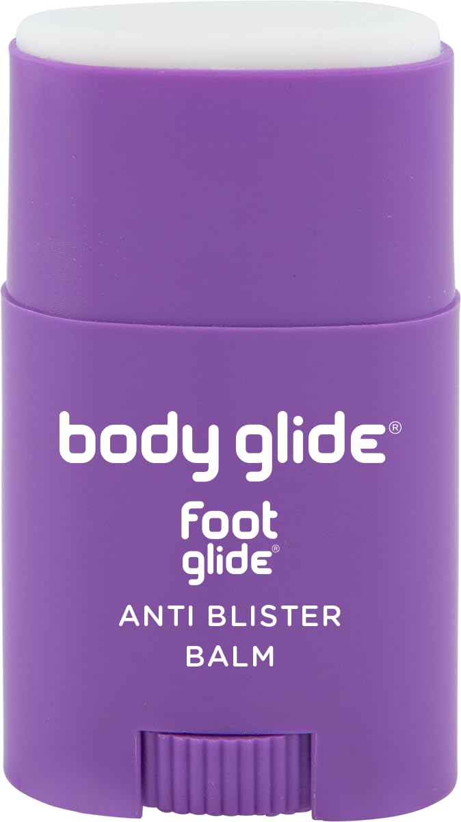 Body Glide Foot Glide Anti Blister Balm | blister prevention for heels, shoes, cleats, boots, socks, and sandals | Use on toes, heel, ankle, arch, sole and ball of foot | 0.8oz Body Glide Foot Glide Anti Blister Balm | blister prevention for heels, shoes, cleats, boots, socks, and sandals | Use on toes, heel, ankle, arch, sole and ball of foot | 0.8oz