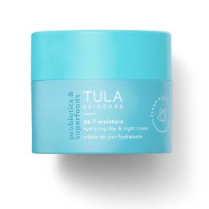 TULA Skin Care 24-7 Hydrating Day & Night Cream – Anti-Aging Moisturizer for Face, Contains Watermelon & Blueberry Extract, 1.5 oz.