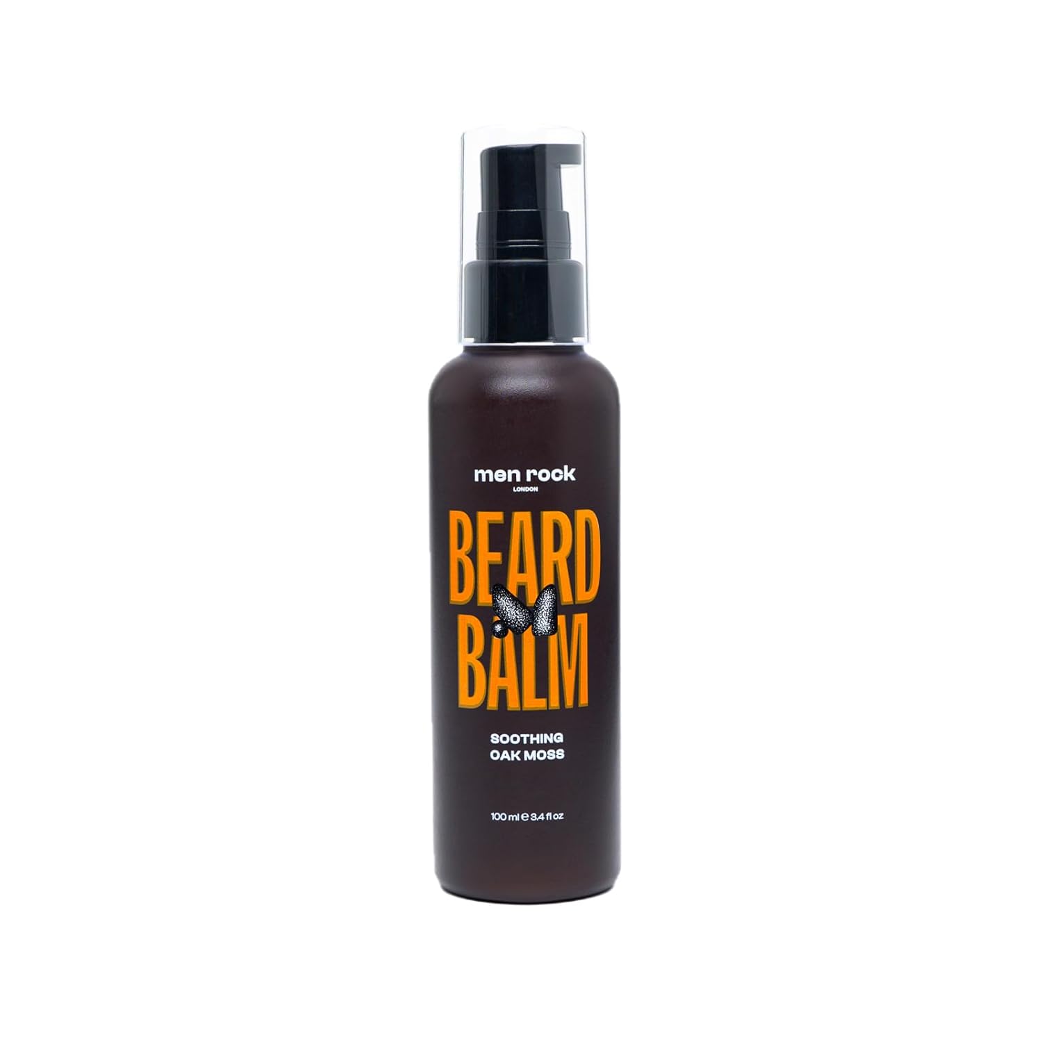 Men Rock Soothing Beard Balm, Perfect as a Leave in Conditioner and Softener, Deeply Conditions Beard Hairs Whilst Hydrating the Skin Underneath, Earthy Oak Moss Fragrance 100ml Men Rock Soothing Beard Balm, Perfect as a Leave in Conditioner and Softener, Deeply Conditions Beard Hairs Whilst Hydrating the Skin Underneath, Earthy Oak Moss Fragrance 100ml
