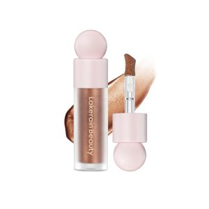 Liquid Highlighter Contour Stick Liquid Body Highlighter With Soft Brush Head Multifunctiona Lightweight Waterproof Luminous Lotion For Cheek Eyes Lips Legs(4# Candlelight)