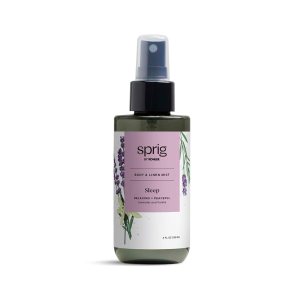 Sprig by Kohler Lavender + Vanilla Body and Linen Mist, 100% Natural Fragrance & Essential Oils, for Linens, Clothing, or Skin to Relax and Calm – Sleep, 4 fl oz