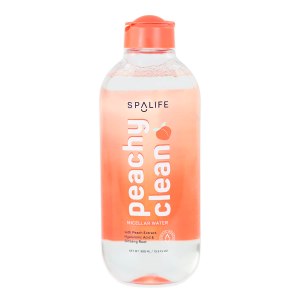 SpaLife Peachy Clean Micellar Water – 13.5 fl oz (With Peach Extract,Hyaluronic Acid & Ginseng Root)