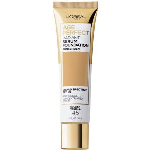 L’Oreal Paris Age Perfect Radiant Serum Foundation with SPF 50, Golden Vanilla, 1 fl. oz.