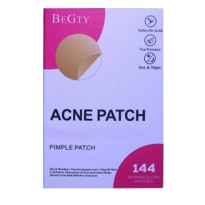 Cosmetics – Hydrocolloid Acne Pimple Patch for Covering Zits and Blemishes, Spot Stickers for Face and Skin, Vegan-friendly and Not Tested on Animals (144pcs)