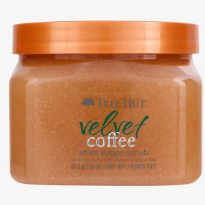 Tree Hut Shea Sugar Body Scrub 18 oz Fall Frangrances Pack of 2 – Pumpkin Spice Latte And Velvet Coffee 18 Ounces Each (Pack of 2)