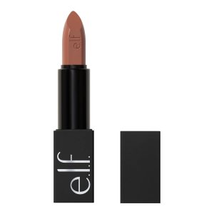 e.l.f. O Face Satin Lipstick, Richly Pigmented, Nourishing & Long-Lasting Creamy Lipstick, Infused With Jojoba, Vegan & Cruelty-Free, Drive