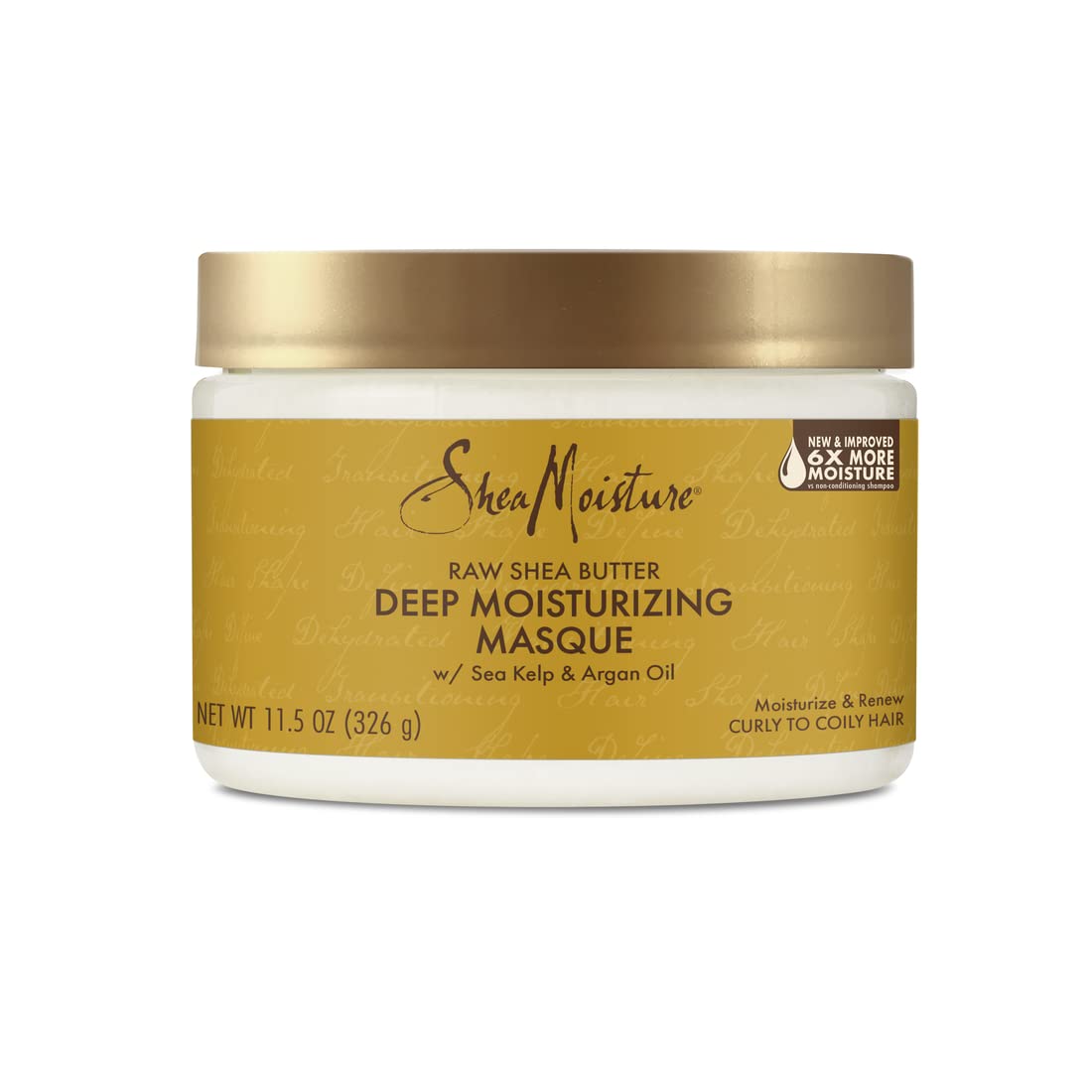 SheaMoisture Raw Shea Butter Deep Moisturizing Hair Masque for Curly Hair Raw Shea Butter Deep Conditioner to Moisturize and Renew Hair 11.5 oz SheaMoisture Raw Shea Butter Deep Moisturizing Hair Masque for Curly Hair Raw Shea Butter Deep Conditioner to Moisturize and Renew Hair 11.5 oz