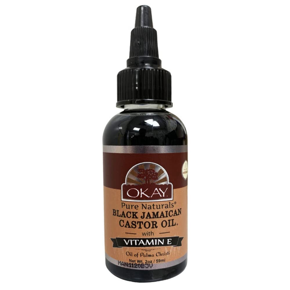 Black Jamaican Castor Oil With Vitamin E And Panthenol Helps Soothe Scalp&Skin Improves Blood Circulation Helps Naturally Grow Healthy Hair,Balances Oily Hair,Stimulate Hair Follicles For all Hair&Skin Types Made in USA 2oz Black Jamaican Castor Oil With Vitamin E And Panthenol Helps Soothe Scalp&Skin Improves Blood Circulation Helps Naturally Grow Healthy Hair,Balances Oily Hair,Stimulate Hair Follicles For all Hair&Skin Types Made in USA 2oz