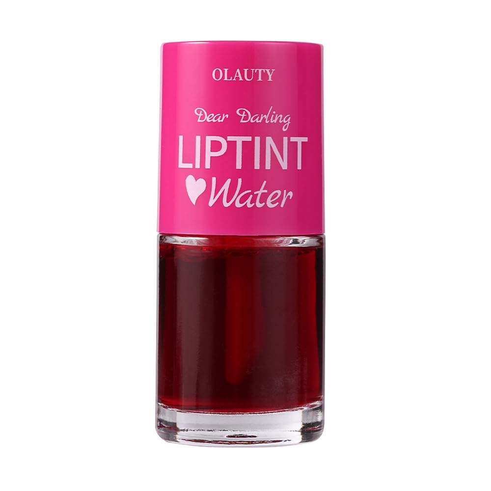 Water Tint Strawberry Lip Tint Stain, Vivid Color Lip Stain Long Lasting Waterproof, Korean Lip Gloss Moisturizing Natural, Multi-use Lip and Cheek Tint, Lightweight & Non-sticky Finish Lip Tint (1#) Water Tint Strawberry Lip Tint Stain, Vivid Color Lip Stain Long Lasting Waterproof, Korean Lip Gloss Moisturizing Natural, Multi-use Lip and Cheek Tint, Lightweight & Non-sticky Finish Lip Tint (1#)
