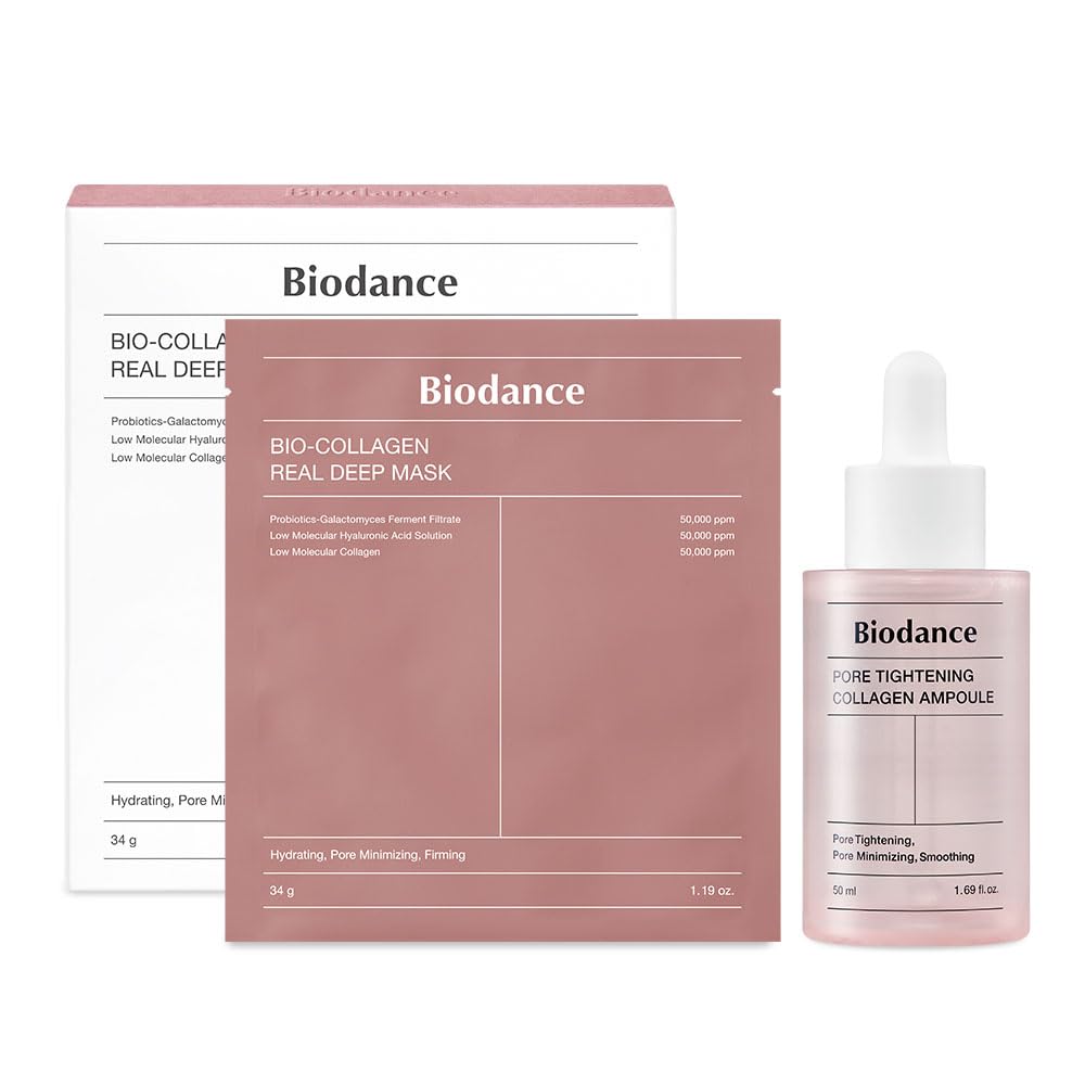 BIODANCE Collagen Duo: Bio-Collagen Real Deep Mask & Pore Tightening Collagen Ampoule BIODANCE Collagen Duo: Bio-Collagen Real Deep Mask & Pore Tightening Collagen Ampoule