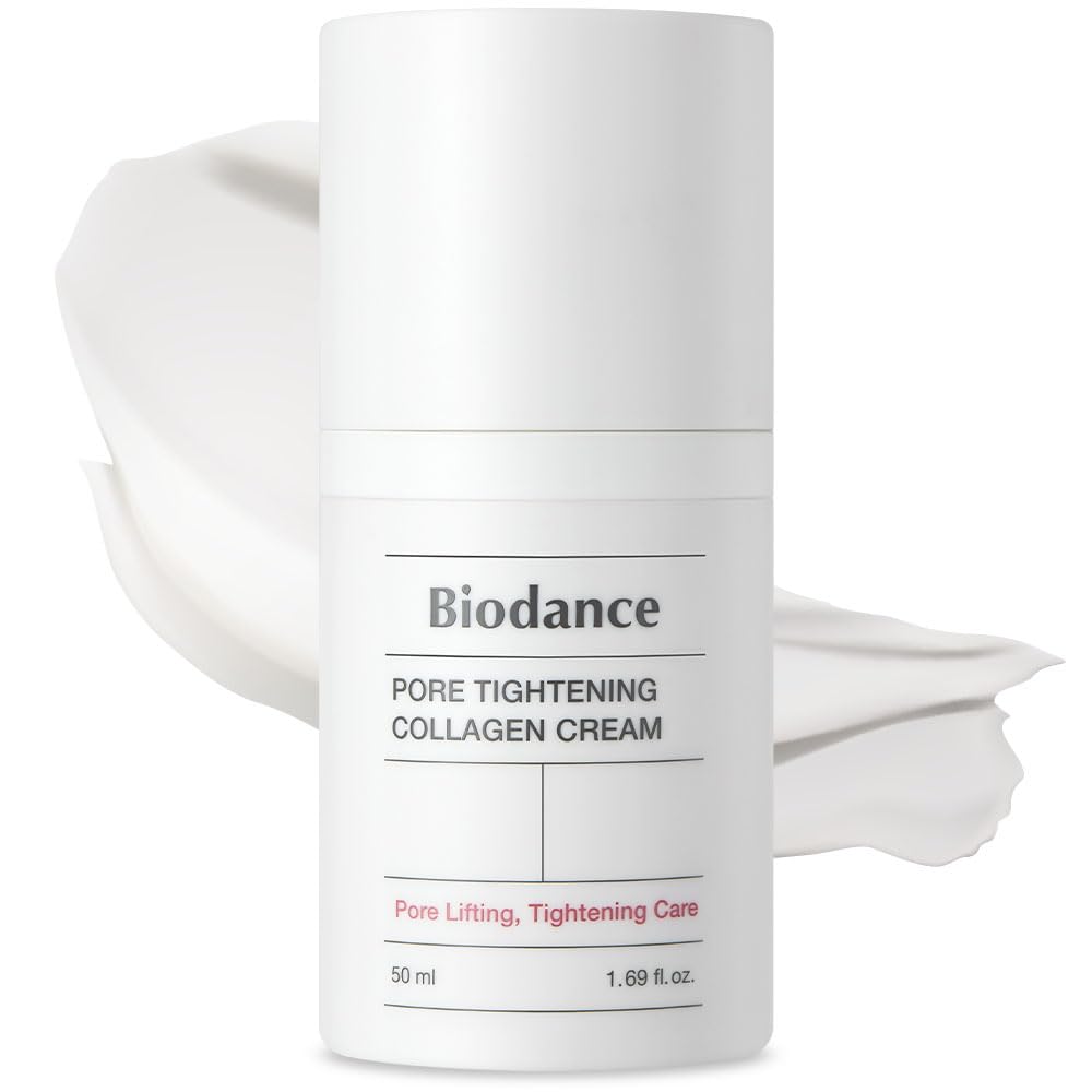 BIODANCE Pore Tightening Collagen Cream | Korean Collagen Cream & Firming Facial Moisturizer with Collagen, Mineral water, Hyaluronic Acid for Face | 1.69 fl.oz, 50ml BIODANCE Pore Tightening Collagen Cream | Korean Collagen Cream & Firming Facial Moisturizer with Collagen, Mineral water, Hyaluronic Acid for Face | 1.69 fl.oz, 50ml