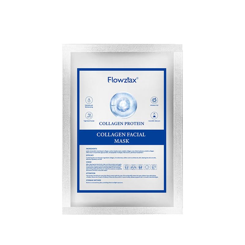 Collagen repair flaky facial mask. After microneedle facial mask, hyaluronic acid facial mask instantly moisturizes, soothes, cools, and reduces redness and burns-3pcs Collagen repair flaky facial mask. After microneedle facial mask, hyaluronic acid facial mask instantly moisturizes, soothes, cools, and reduces redness and burns-3pcs