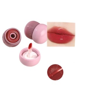 Blurring Pudding Pot Lip, Free Blurring Pudding Pot Lip, Non-sticky Glossy Tinted Lip Balm Makeup, No Clumps or Irritation, Smooth Lip Gloss for Nourished-#102