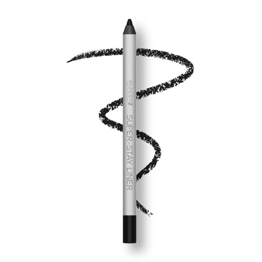 Wunder2 SUPER-STAY LINER Makeup Eyeliner Pencil Long Lasting Waterproof Eye Liner, Color Essential Black Matte Wunder2 SUPER-STAY LINER Makeup Eyeliner Pencil Long Lasting Waterproof Eye Liner, Color Essential Black Matte