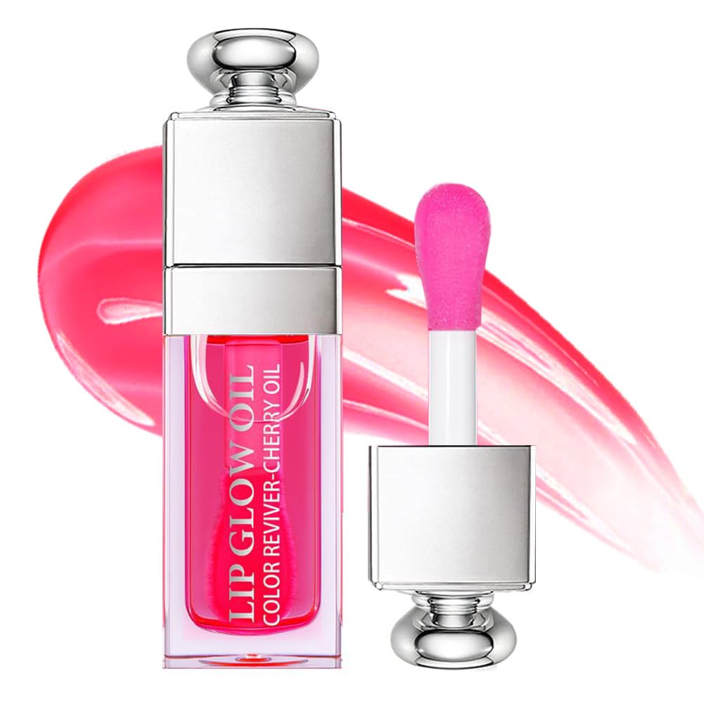Fruit Flavored No-Sticky Lip Gloss Balm for Dry Lips – Hydrating and Nourishing Cherry Lip Oil (0.2 OZ) Fruit Flavored No-Sticky Lip Gloss Balm for Dry Lips – Hydrating and Nourishing Cherry Lip Oil (0.2 OZ)