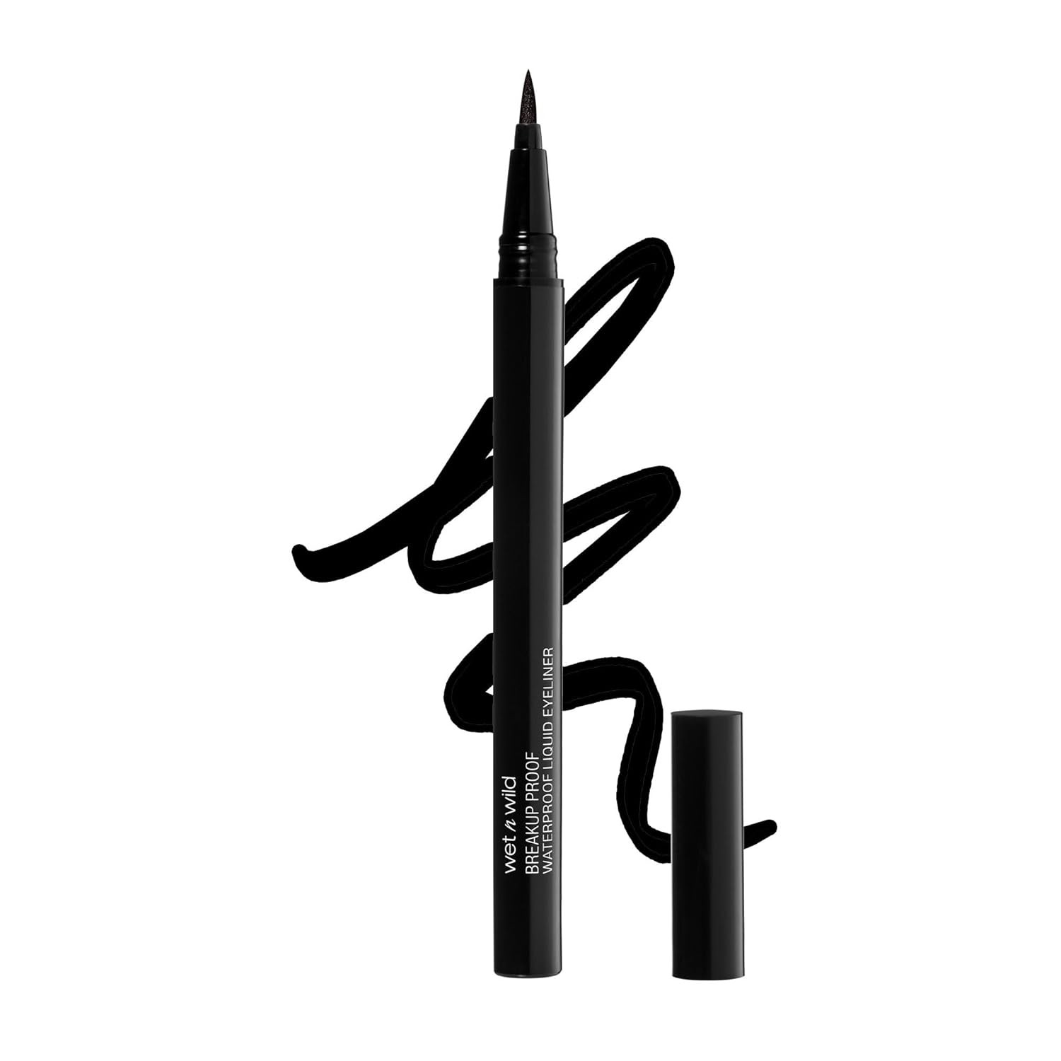 wet n wild Mega Last Breakup Proof Liquid Eyeliner – Quick Drying, Smudge-Resistant, 16-Hour Wear – Cruelty-Free & Vegan – Black wet n wild Mega Last Breakup Proof Liquid Eyeliner – Quick Drying, Smudge-Resistant, 16-Hour Wear – Cruelty-Free & Vegan – Black